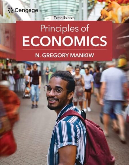 Cover of Principles of Economics (10th Edition) by N. Gregory Mankiw – comprehensive economics textbook for students in business and social sciences.