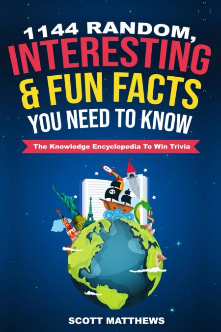 1144 Random, Interesting and Fun Facts – Trivia Book Cover