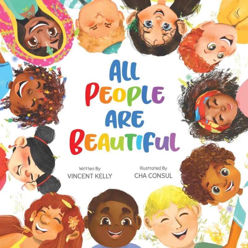Book cover of 'All People Are Beautiful' by Vincent Kelly – Buy online at RentSellBooks.com